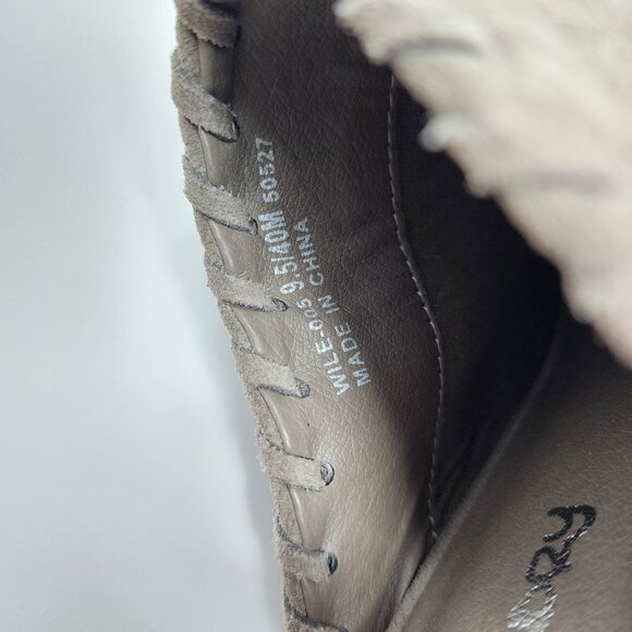 New Dirty Laundry Womens 9.5 Waltz Gray Taupe Suede Slip On Mules Western Buckle - Picture 9 of 15